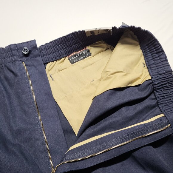 Falcon Bay Mens Pants Platinum Plus 46X28 (Fit 44 X 28 ) Baggy Relaxed Wide Leg - Picture 8 of 16